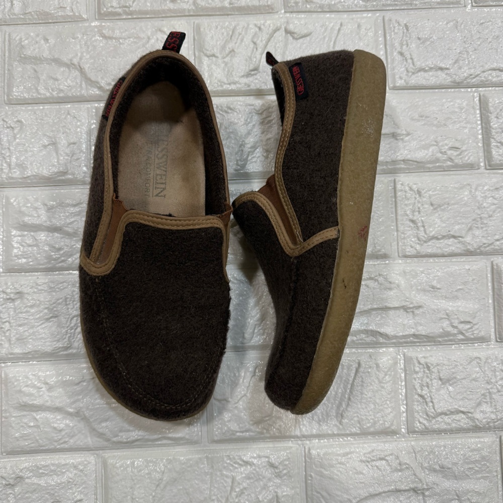 Giesswein Brown Wool Comfort House Slipper Shoe Women’s EU 40